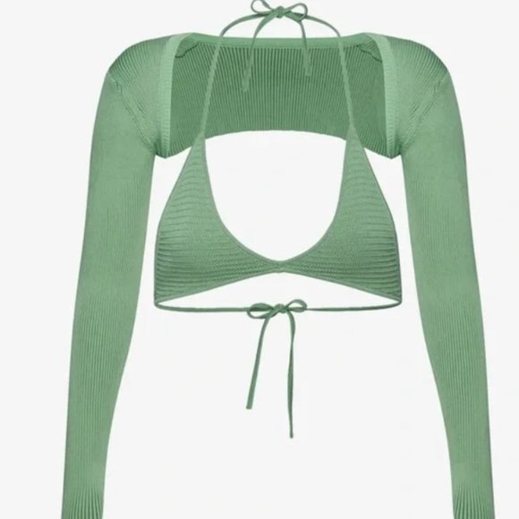 Sweaters - NWT- Medium SER.O.YA GREEN DAHLIA SET